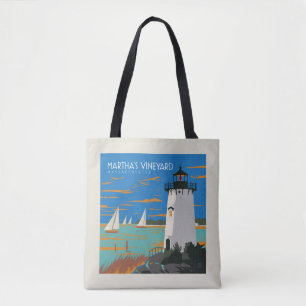 Tote Bag Vignoble de Martha, Massachusetts   Phare