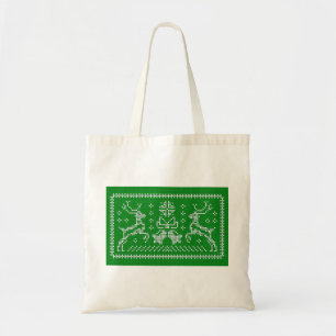 Tote Bag Vilain chandail sonneries cloches cerfs de Noël ve
