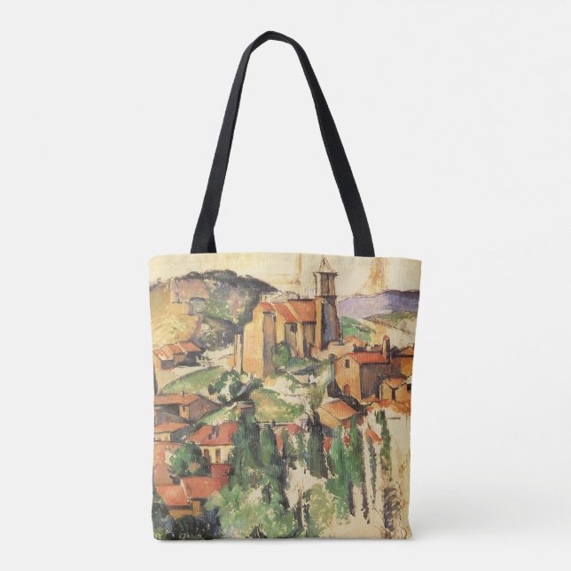 Tote Bag Village de Gardanne par Paul Cezanne, Art ancien (Dos)