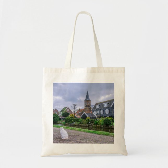Tote Bag Village de pêcheurs traditionnel Marken à Pays-Bas (Devant)