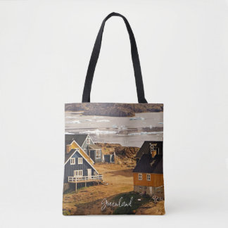Tote Bag Village du Groenland, photographie panoramique