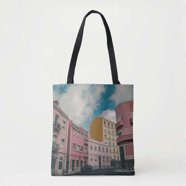 TOTE BAG VILLE COLORÉE (Devant)
