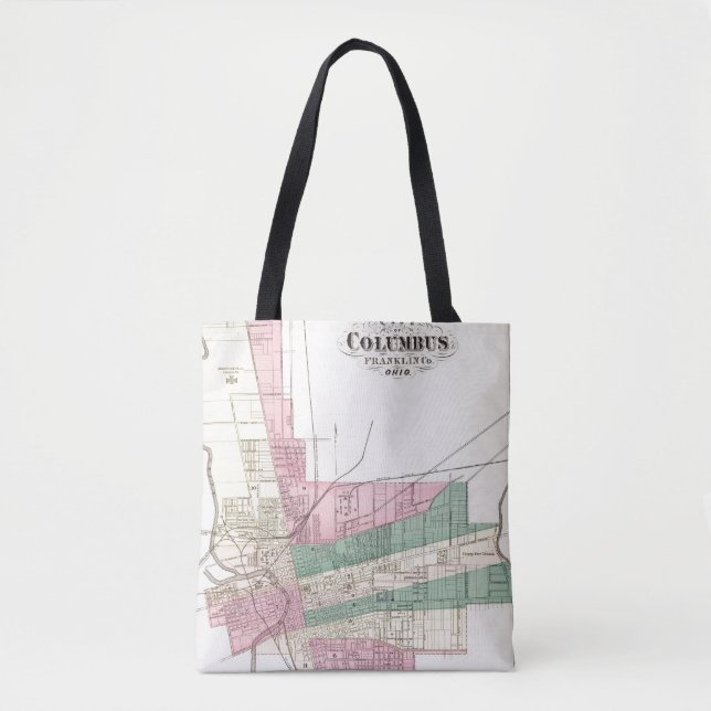 Tote Bag Ville de Columbus, le comté de Franklin, Ohio (Devant)