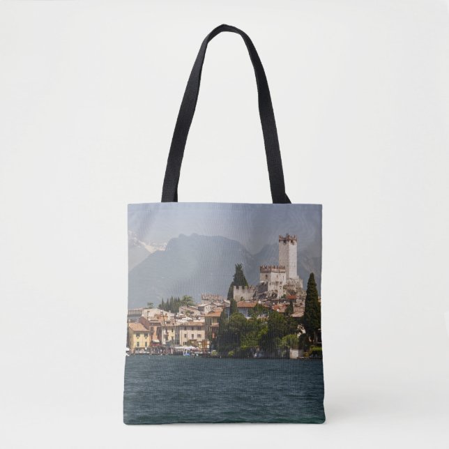 Tote Bag Ville de Lakeside, Malcesine, province de Vérone,  (Devant)