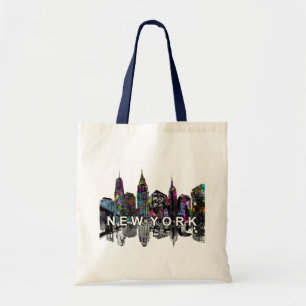Tote Bag Ville de New York en graffiti