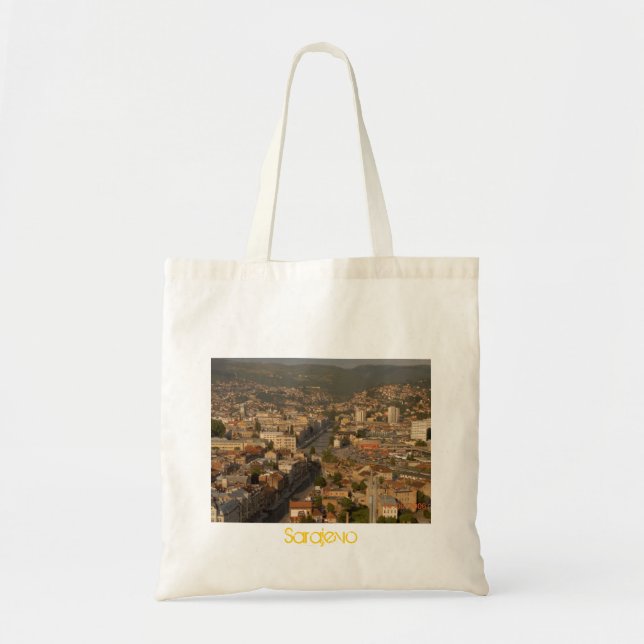 Tote Bag Ville multiculturelle de Sarajevo (Devant)