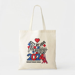 TOTE BAG VILLE PERSONNALISÉE DE LOVE PARIS PARIZZ 2024