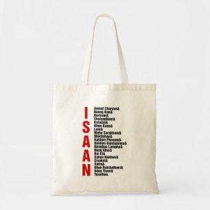 Tote Bag Villes d'Isaan, Thaïlande