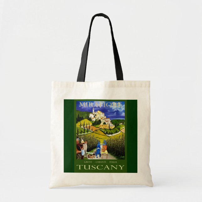 TOTE BAG VIN DE LA TOSCANE (Devant)