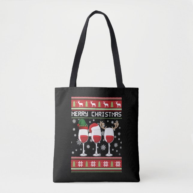 Tote Bag Vin de Noël (Devant)