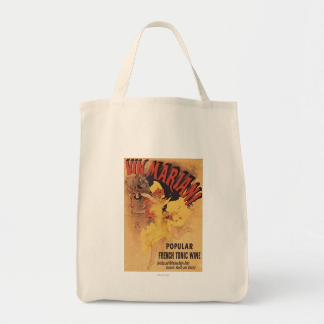 Tote Bag Vin Mariani Danseuse Fille Versant Du Vin (Devant)