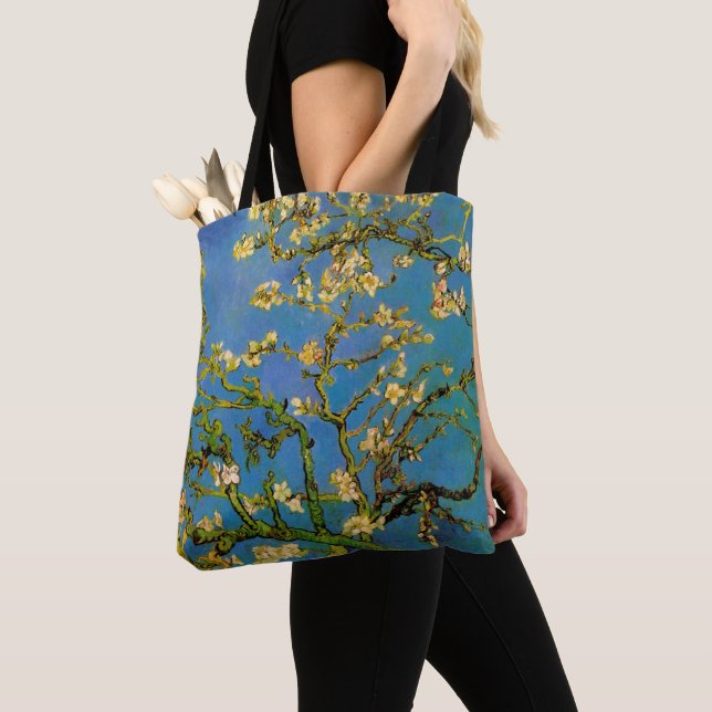 Tote Bag Vincent van Gogh - Amandier en fleurs (De près)