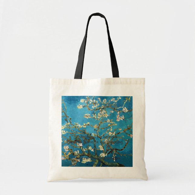 Tote Bag Vincent van Gogh, Amandier en fleurs (Devant)