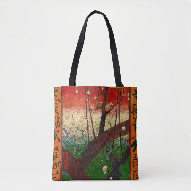 Tote Bag Vincent van Gogh - Arbre à prune floraison (Devant)