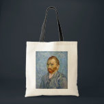 Tote Bag Vincent Van Gogh - Autoportrait<br><div class="desc">Autoportrait / Portrait de l'artiste / Portrait de l'artiste par Vincent Van Gogh en 1889</div>