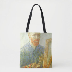 Tote Bag Vincent van Gogh - Autoportrait devant un chevalet