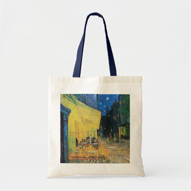 Tote Bag Vincent van Gogh Café Terrasse en soirée (Devant)