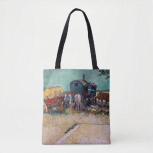 Tote Bag Vincent van Gogh - Caravanes, campement de gitans
