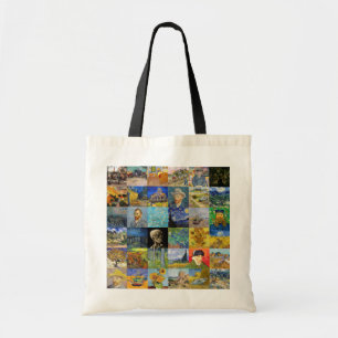 Tote Bag Vincent van Gogh - chefs-d'oeuvre Mosaic Patchwork