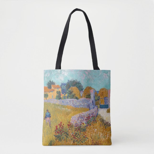 Tote Bag Vincent van Gogh - Ferme en Provence (Devant)