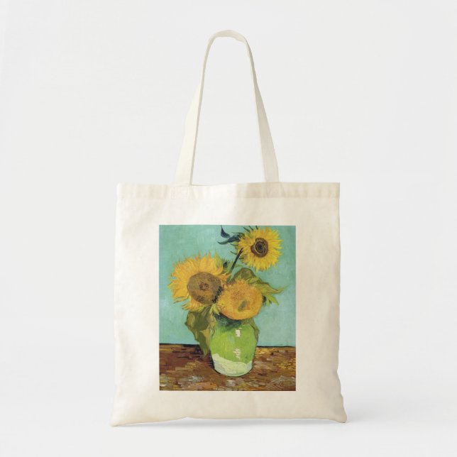 Tote Bag Vincent Van Gogh - Fleurs de soleil (Devant)
