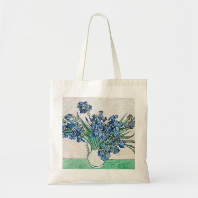 Tote Bag Vincent Van Gogh. Irises. Impressionnisme floral (Devant)