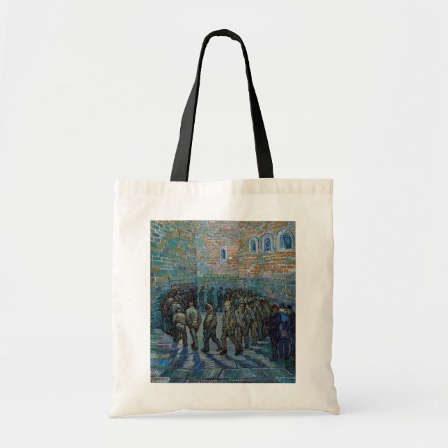 Tote Bag Vincent van Gogh - La cour de la prison (Devant)