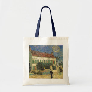 Tote Bag Vincent van Gogh - La maison blanche la nuit