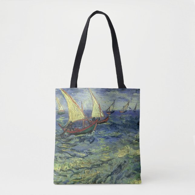 Tote Bag Vincent van Gogh - La mer à Saintes Maries (Devant)