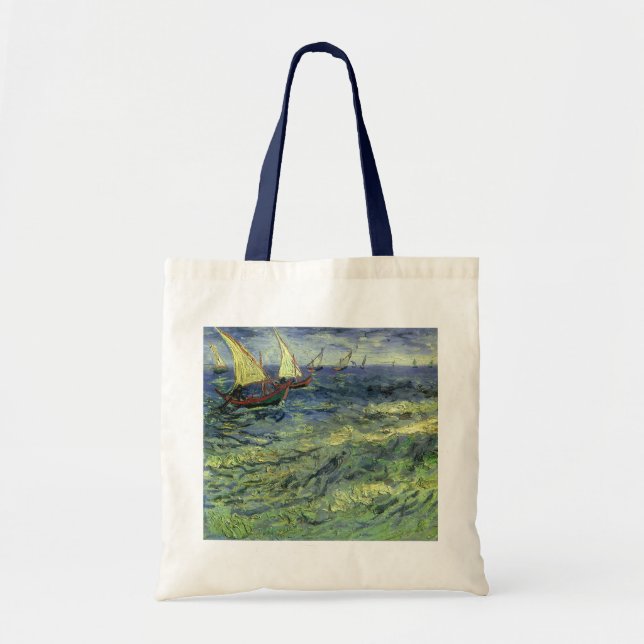Tote Bag Vincent van Gogh - La mer à Saintes Maries (Devant)
