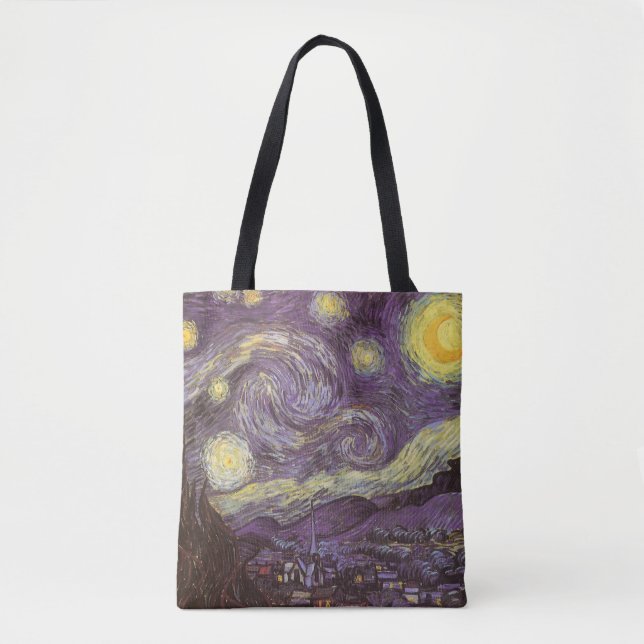 Tote Bag Vincent van Gogh - La Nuit étoilée (Devant)