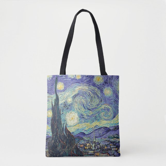 Tote Bag Vincent Van Gogh/ La Nuit étoilée     (Devant)