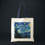 Tote Bag Vincent Van Gogh La Nuit étoilée<br><div class="desc">Vincent Van Gogh's The Starry Night Detail</div>