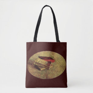 Tote Bag Vincent van Gogh - La vie morte avec trois livres
