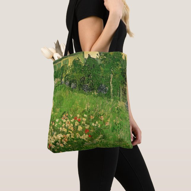 Tote Bag Vincent van Gogh - Le jardin de Daubigny (De près)