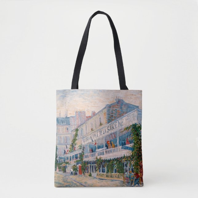 Tote Bag Vincent van Gogh - Le Restaurant de la Sirene (Devant)
