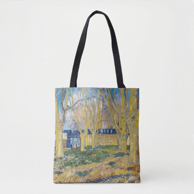 Tote Bag Vincent van Gogh - Le Train Bleu (Devant)