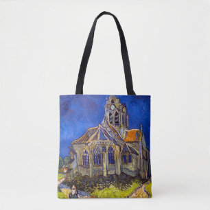 Tote Bag Vincent van Gogh - L'église d'Auvers