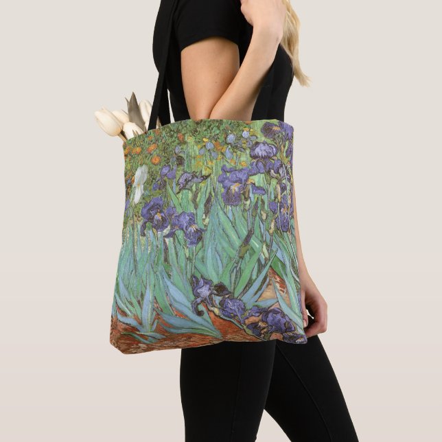 Tote Bag Vincent van Gogh - Les Iris (De près)