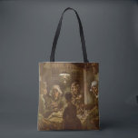 Tote Bag Vincent van Gogh - Les mangeurs de pommes de terre<br><div class="desc">The Potato Eaters (1885) de Vincent van Gogh est un Post impressionnisme vintage de peinture de la vie quotidienne et est considéré comme l'une des premières grandes oeuvres d'art de van Gogh. Van Gogh a dit qu'il voulait représenter les paysans comme ils étaient vraiment. Il a délibérément choisi des modèles...</div>