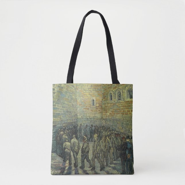 Tote Bag Vincent van Gogh - Les Prisonniers faisant de l'ex (Devant)
