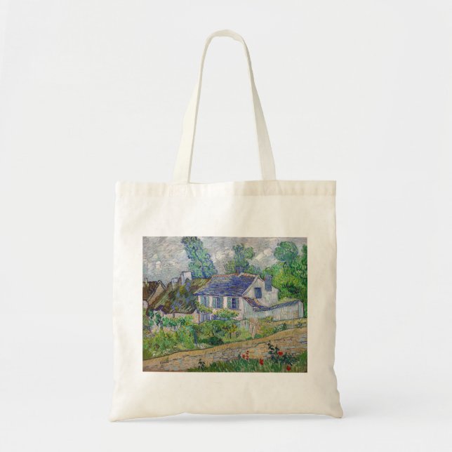 Tote Bag Vincent van Gogh - Maisons à Auvers (Devant)