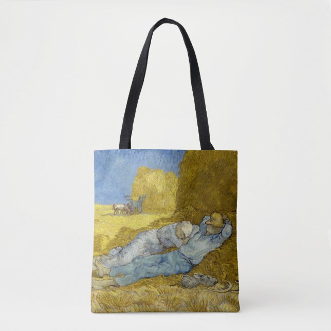 Tote Bag Vincent Van Gogh - Mion, Repos / Travail / Siesta (Devant)