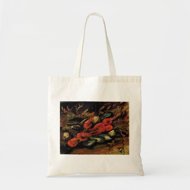 Tote Bag Vincent van Gogh - Moules et crevettes à vie morte (Devant)