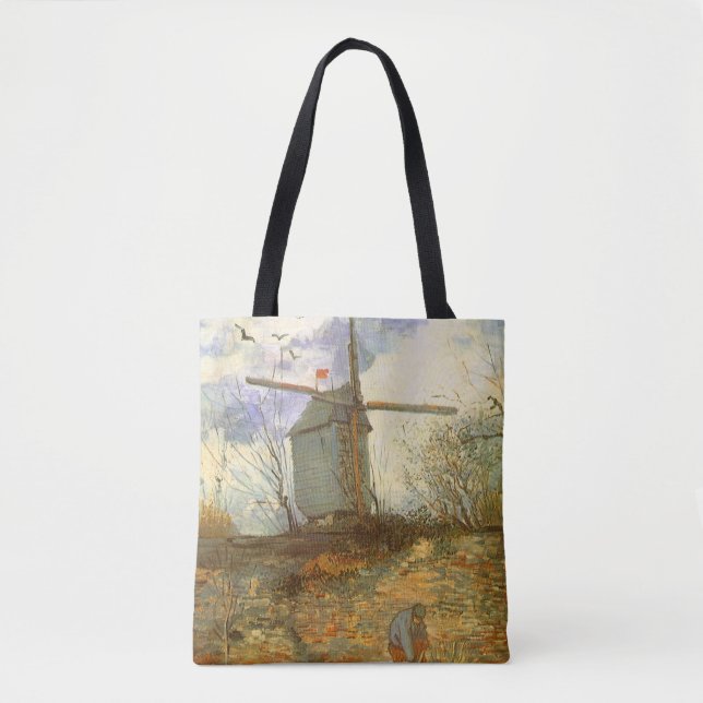 Tote Bag Vincent van Gogh - Moulin de la Galette, Windmill (Devant)