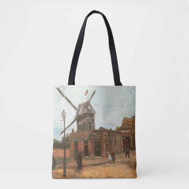 Tote Bag Vincent van Gogh - Moulin de la Galette, Windmill (Devant)