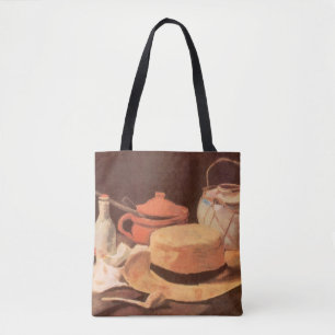 Tote Bag Vincent van Gogh - Nature morte avec chapeau de pa