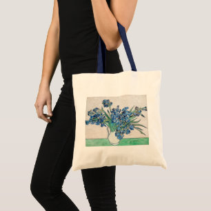 Tote Bag Vincent van Gogh - Nature morte : Vase avec iris