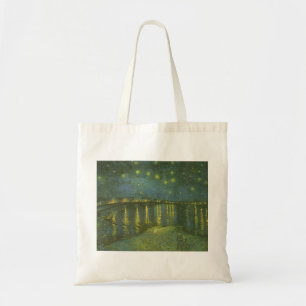 Tote Bag Vincent van Gogh - Nuit étoilée sur le Rhône