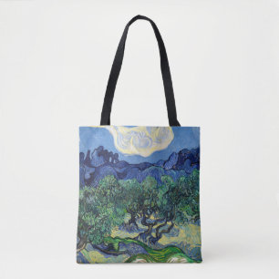 Tote Bag Vincent van Gogh - Oliviers avec les Alpilles